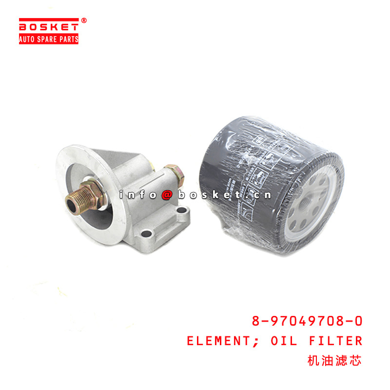 8-97049708-0 Oil Filter Element 8970497080 For ISUZU TFR54 4JA1