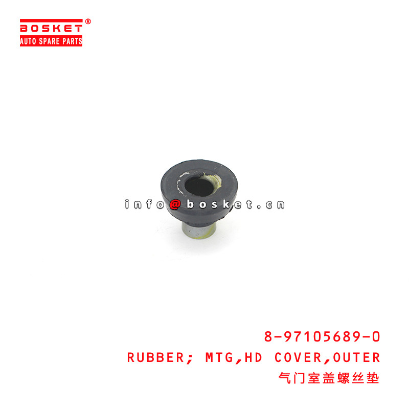 8-97105689-0 Isuzu Engine Parts Outer Head Cover Mounting Rubber For NPR75 4HK1-T 8971056890
