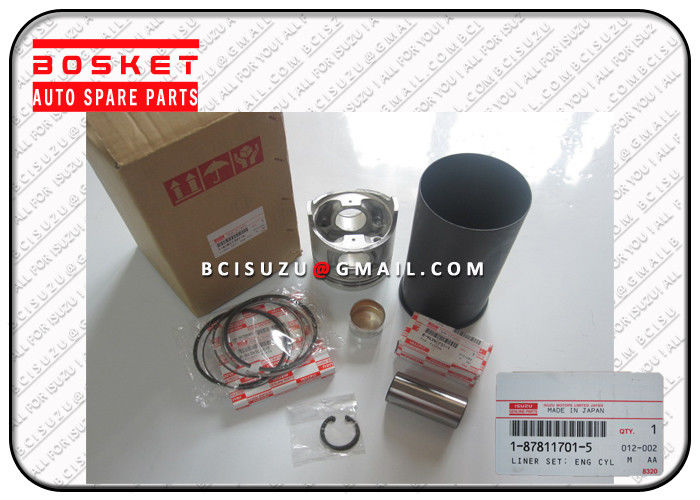 1-87811701-5 Metal Isuzu Engine Cylinder Liners Set For FVR32 6HE1 1878117015