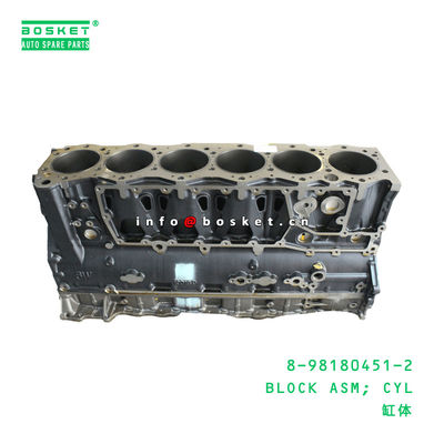 8-98180451-2 Cylinder Block Assembly 8981804512 For ISUZU CYZ52 6WG1T