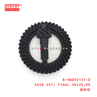 8-98092137-0 Truck Chassis Parts Rear Final Drive Gear Set 8980921370 For ISUZU NKR