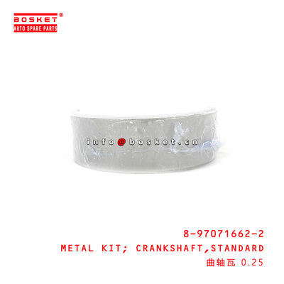 8-97071662-2 Standard Crankshaft Metal Kit For ISUZU NPR 8970716622