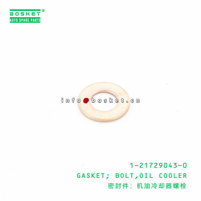 1-21729043-0 Isuzu Engine Parts Oil Cooler Bolt Gasket For NPTDSL 1217290430