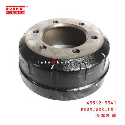 43512-3341 Front Brake Drum suitable for ISUZU HINO 500