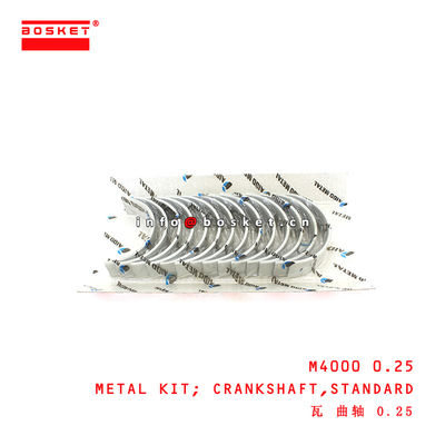 M4000 0.25 Standard Crankshaft Metal Kit suitable for ISUZU  6HE1-T 6HK1 6HK1-T