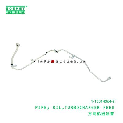 ISUZU 6HK1 Turbocharger Feed Oil Pipe 1-13314064-2