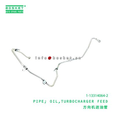 ISUZU 6HK1 Turbocharger Feed Oil Pipe 1-13314064-2