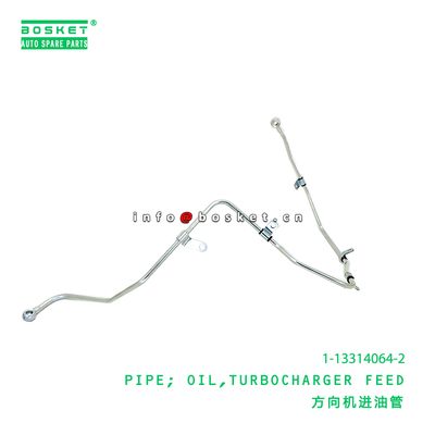 ISUZU 6HK1 Turbocharger Feed Oil Pipe 1-13314064-2