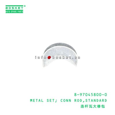 8-97045800-0 Standard Connecting Rod Metal Set for ISUZU  8970458000