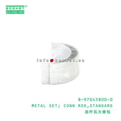 8-97045800-0 Standard Connecting Rod Metal Set for ISUZU  8970458000