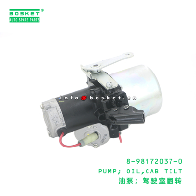 8-98172037-0 Cab Tilt Oil Pump suitable for ISUZU   8981720370