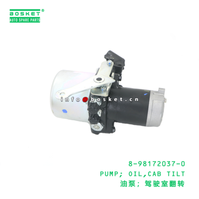 8-98172037-0 Cab Tilt Oil Pump suitable for ISUZU   8981720370