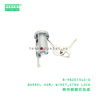 8-98201342-0 Barrel Assembly with Key and Steering Lock Suitable for ISUZU VC46 6UZ1