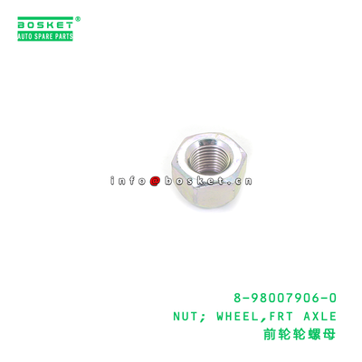 8-98007906-0 NUT; WHEEL,FRT AXLE suitable for ISUZU 8980079060
