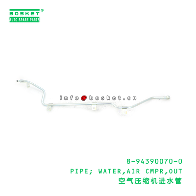 Water Air Compressor Pipe Suitable for ISUZU 8943900700 with 3 Months Warranty and 15-20 Days Delivery