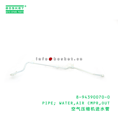 Water Air Compressor Pipe Suitable for ISUZU 8943900700 with 3 Months Warranty and 15-20 Days Delivery