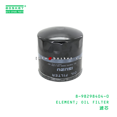 8-98298404-0 ELEMENT; OIL FILTER suitable for ISUZU   8982984040