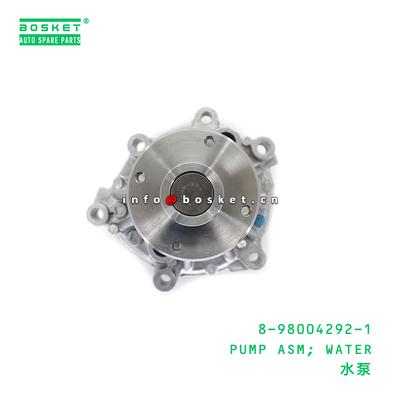 8-98004292-1 PUMP ASM; WATER suitable for ISUZU NLR 4JJ1T 8980042921