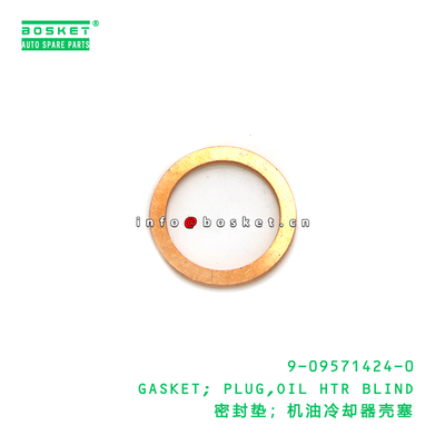 9-09571424-0 GASKET; PLUG,OIL HTR BLIND suitable for ISUZU 9095714240