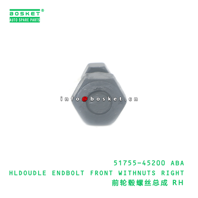 51755-45200 End Bolt Front With Nuts Right Side HD72 Compatible Steering End Bolt for Japanese Truck Parts