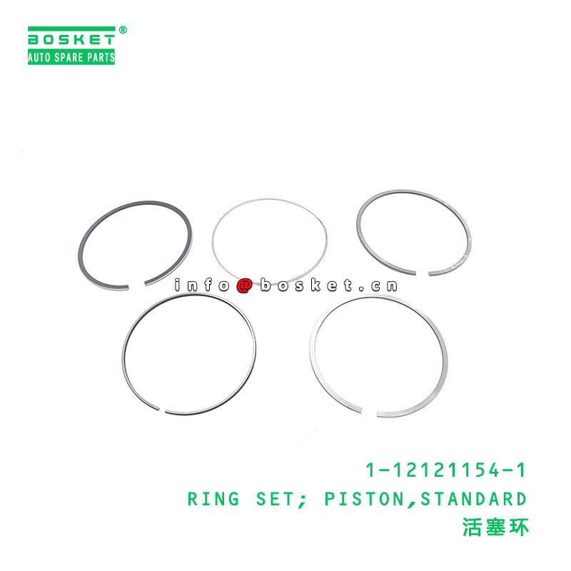 1-12121154-1 RING SET; PISTON,STANDARD suitable for ISUZU CXZ51K 6WF1 6WG1 1121211541