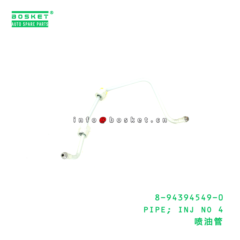 ISUZU 8943945490 Injection Pipe Suitable for ISUZU Trucks Made of High-Quality Special Steel with 3 Months Warranty