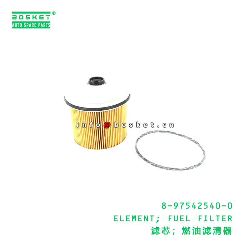 8-97542540-0 ELEMENT; FUEL FILTER Suitable for ISUZU 700P 4HK1 4JJ1 8975425400
