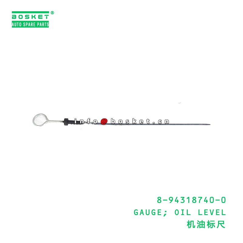 8-94318740-0 GAUGE; OIL LEVEL suitable for ISUZU TFR17 UBS UCS17 4ZE1M 4ZE1 8943187400