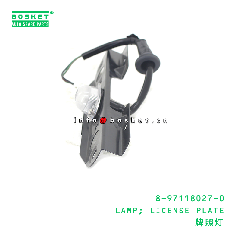 8-97118027-0 LAMP; LICENSE PLATE suitable for ISUZU 8971180270
