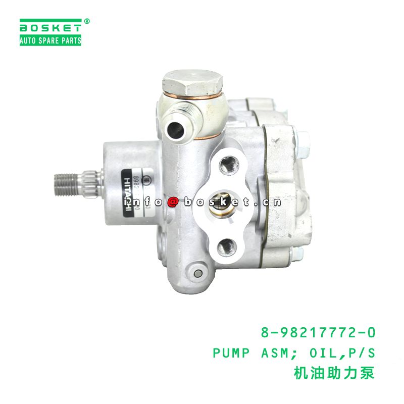 8-98217772-0 PUMP ASM; OIL,P/S suitable for ISUZU   8982177720