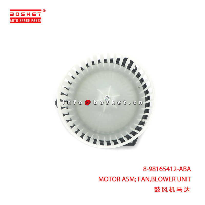 8-98165412-ABA Fan Motor Assembly Blower Unit for ISUZU 8981654120 with 3 Months Warranty