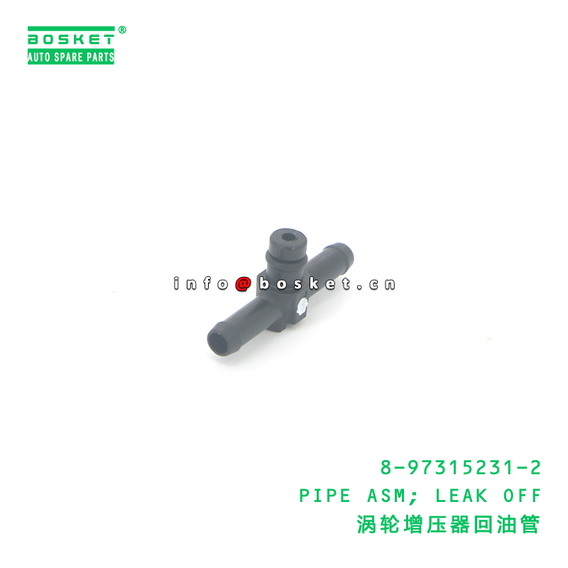 Leak Off Pipe Assembly 8-97315231-2 8973152312 OEM Reference for ISUZU 4JJ1 Engine Compatible Fuel Leak Off Pipe
