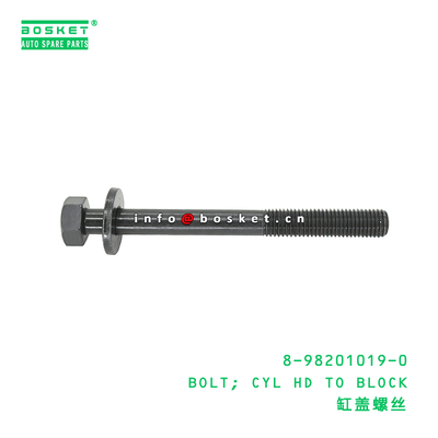 8-98201019-0 BOLT; CYL HD TO BLOCK geeignet für ISUZU 4JJ1 4JH1 8982010190